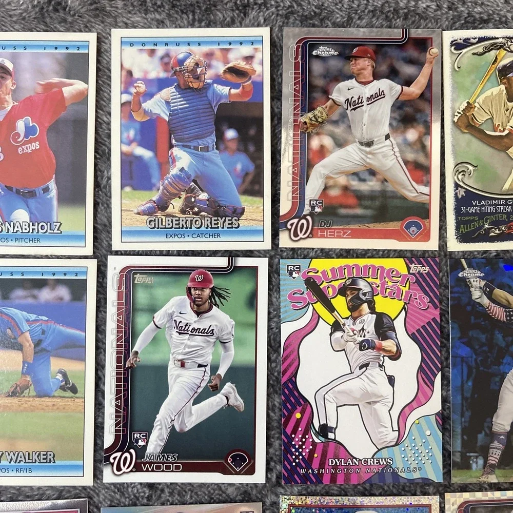 Washington‎ Nationals / Expos Baseball 21 Card Lot - Rookies, Stars, Inserts